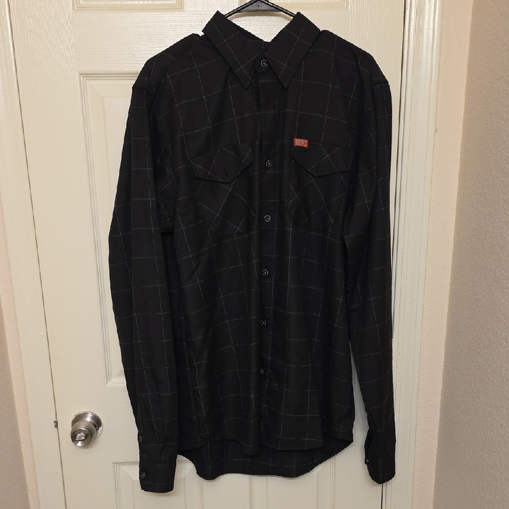 DIXXON Black Grid Men's Shirt